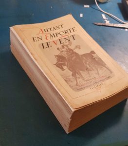corps d'ouvrage réparé autant en emporte le vent