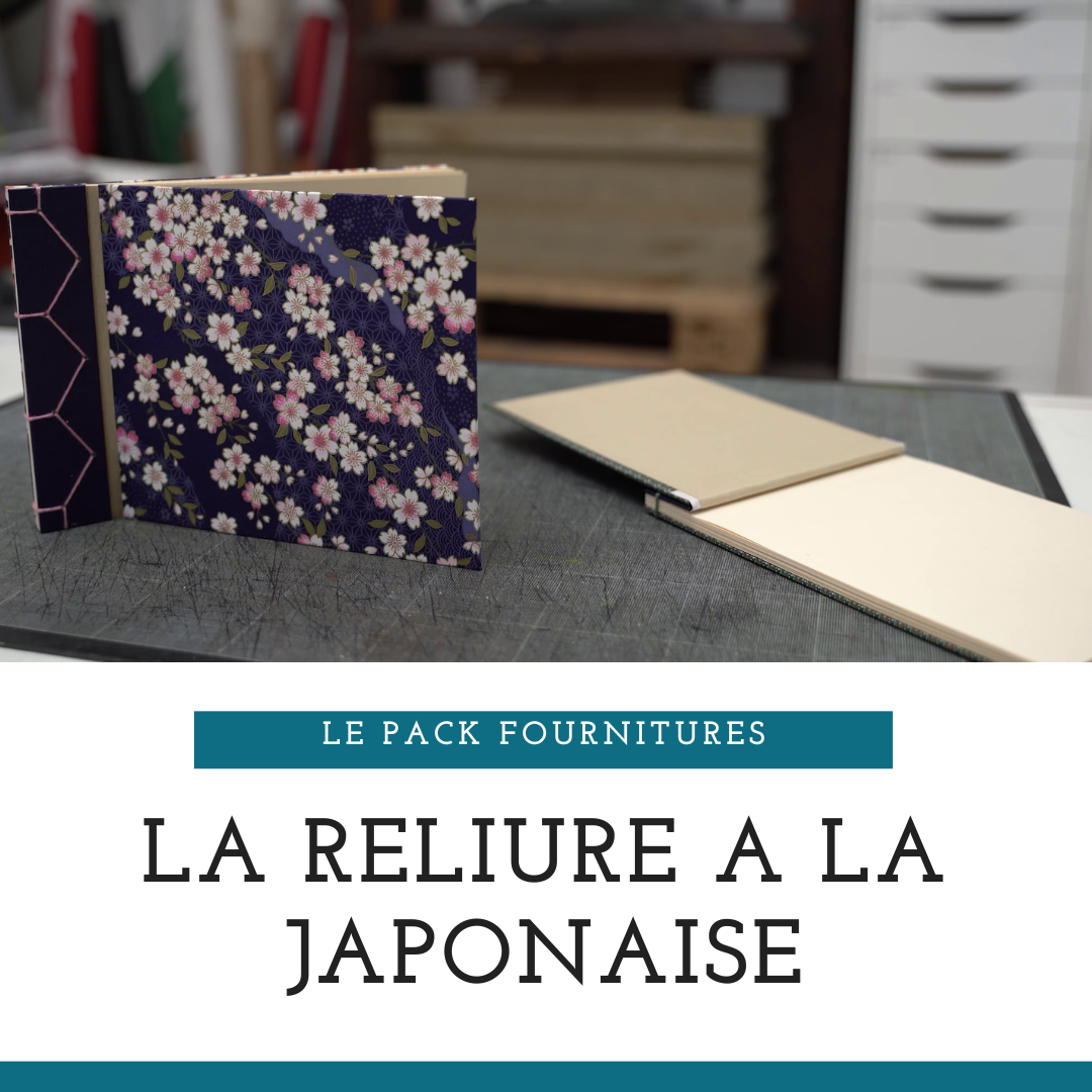 Atelier - Création et reliure d'un carnet japonais